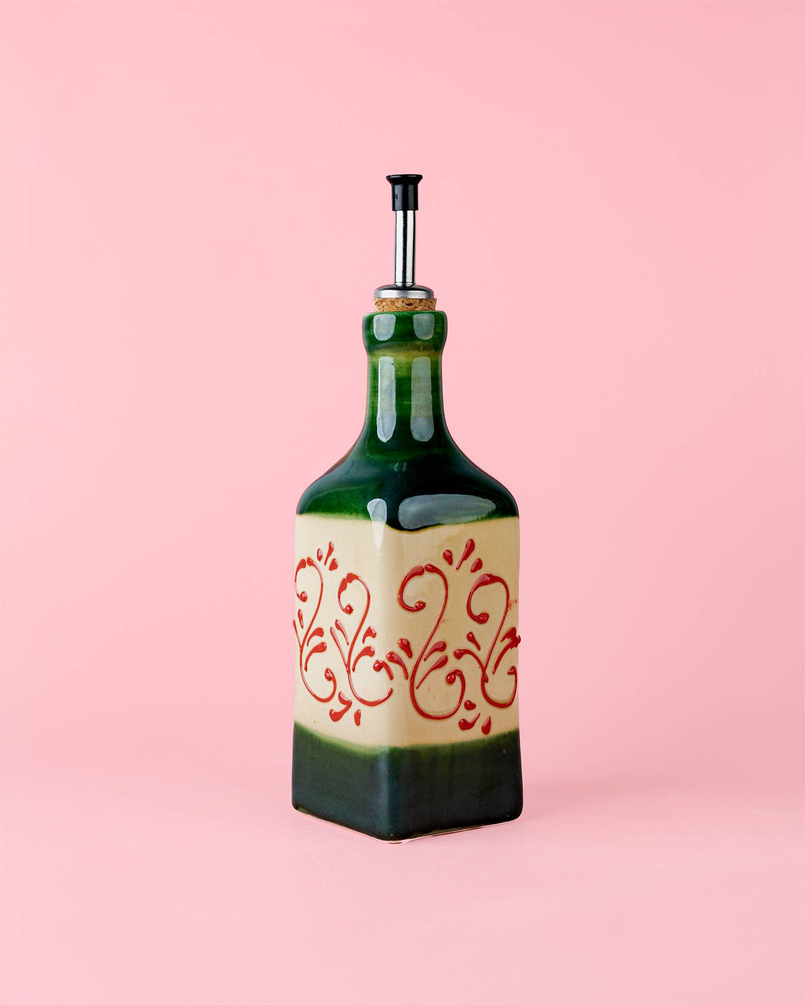 Spaanse keramische oliedispenser 475 ml - Alhambra groen