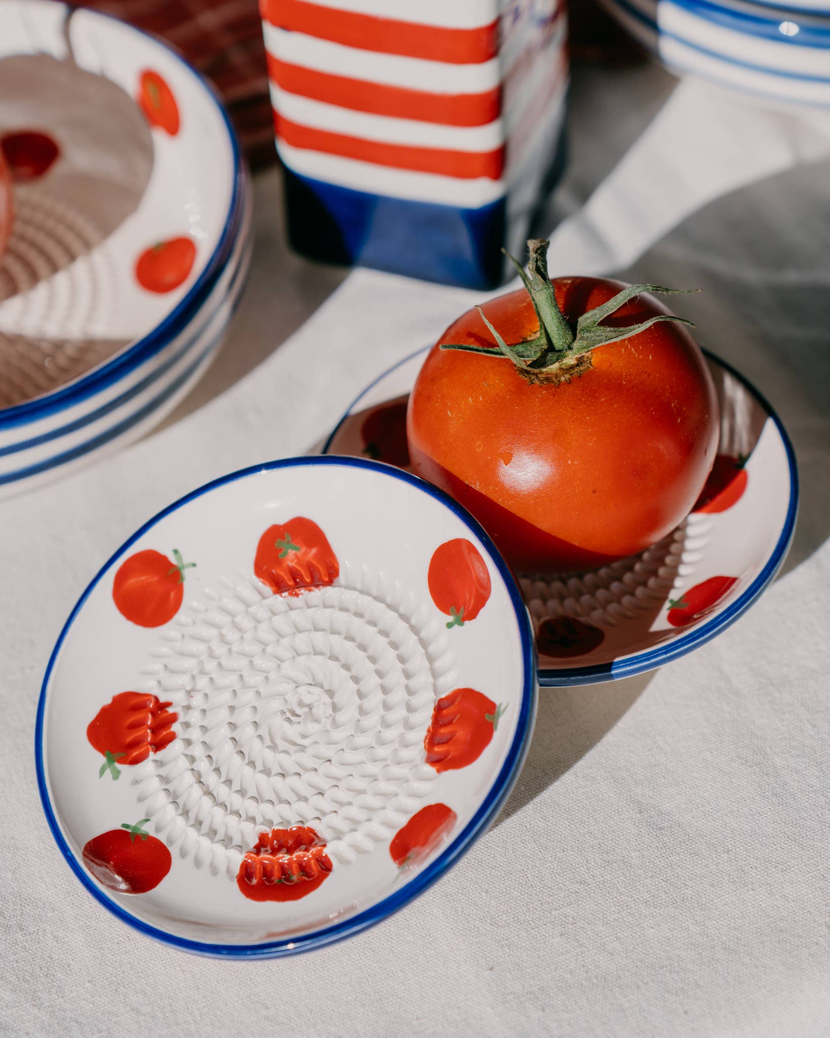 Spaans keramisch raspbord klein - Pomodoro (Met doosje)