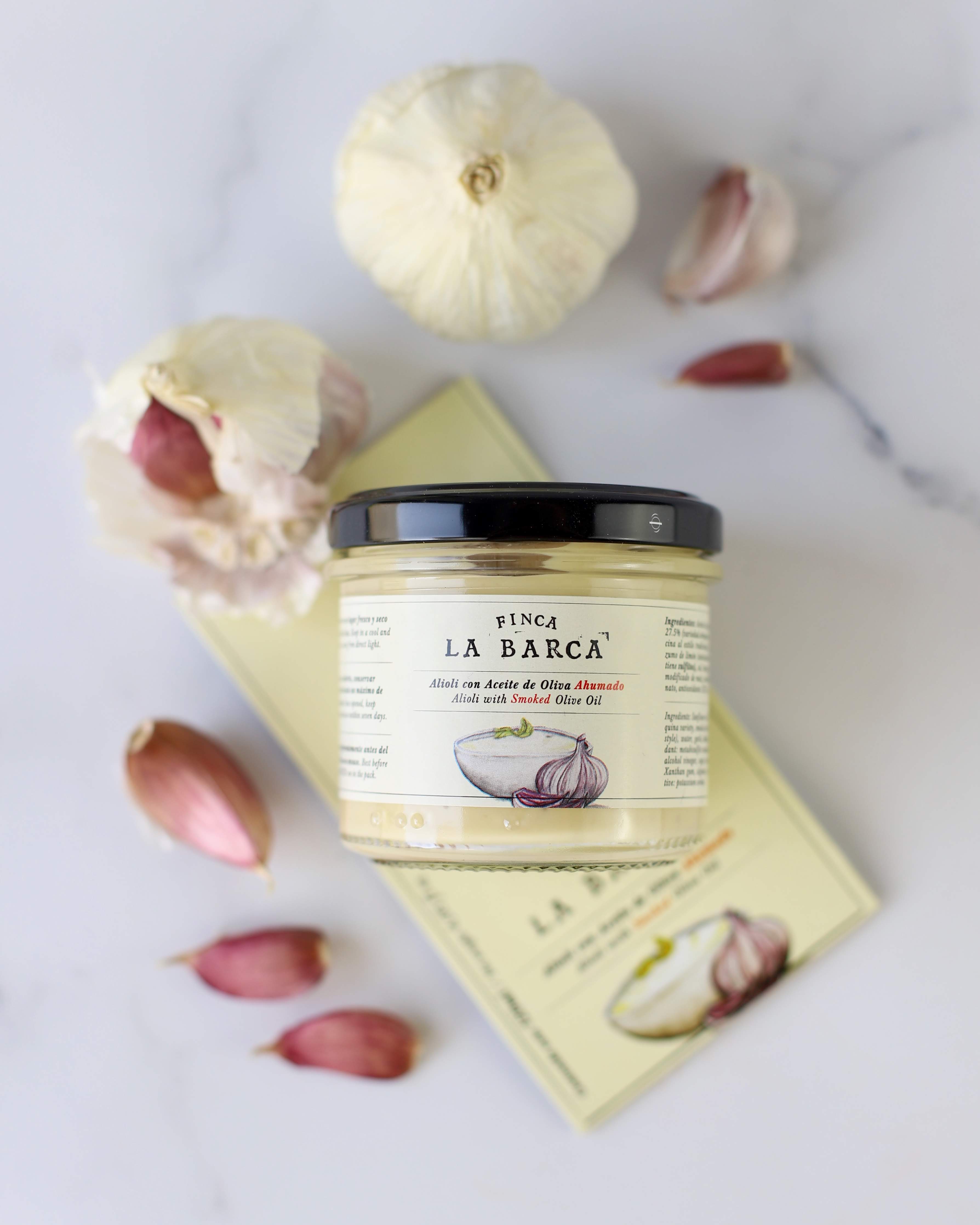 Aioli met gerookte olijfolie Finca La Barca 120 ml