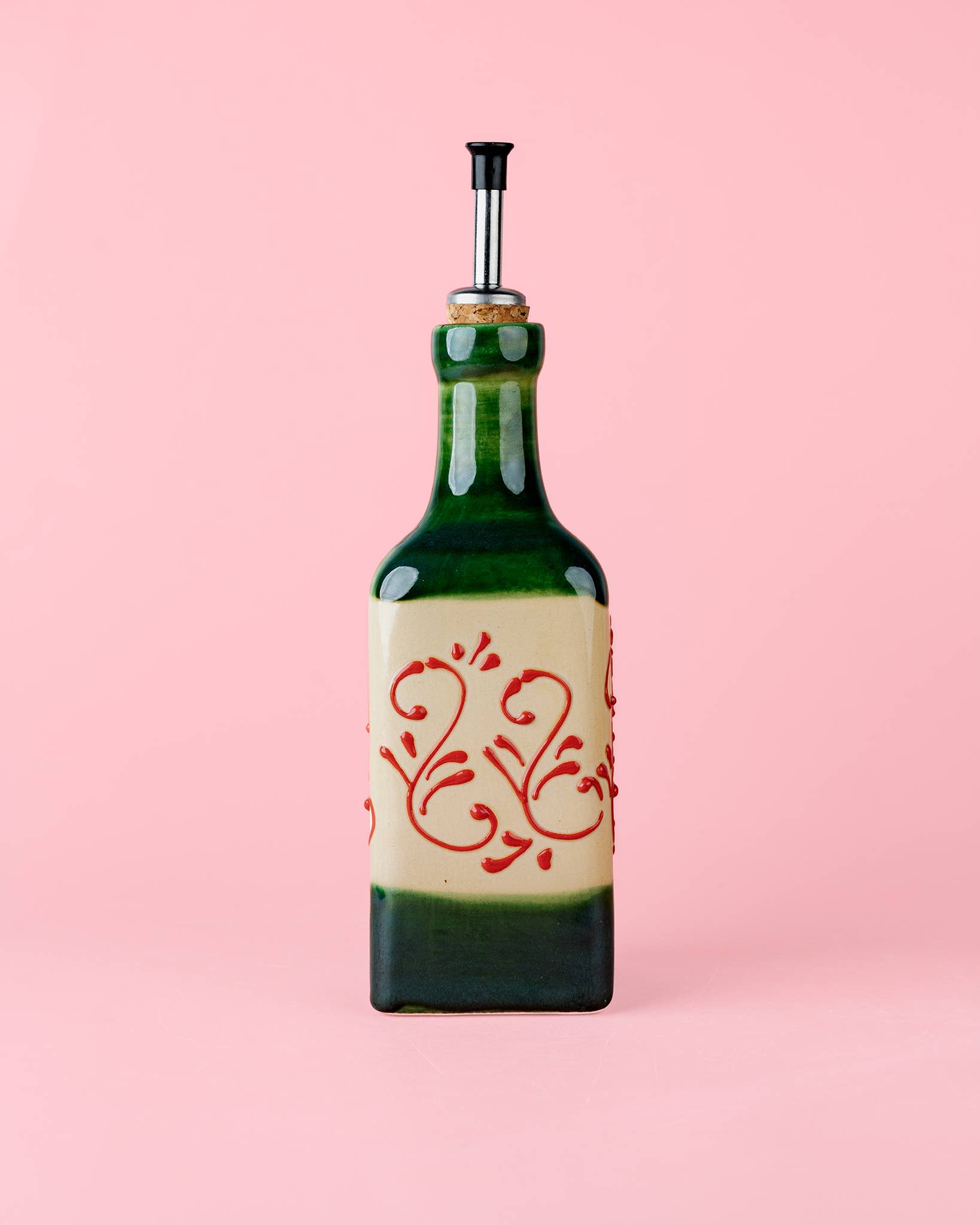 Spaanse keramische oliedispenser 475 ml - Alhambra groen