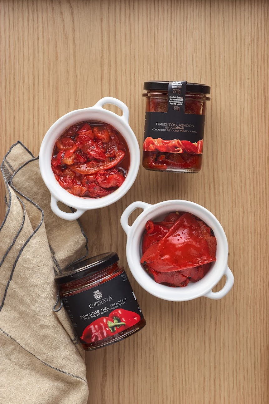 Geroosterde Spaanse Paprika – Pimientos del Piquillo in Olijfolie