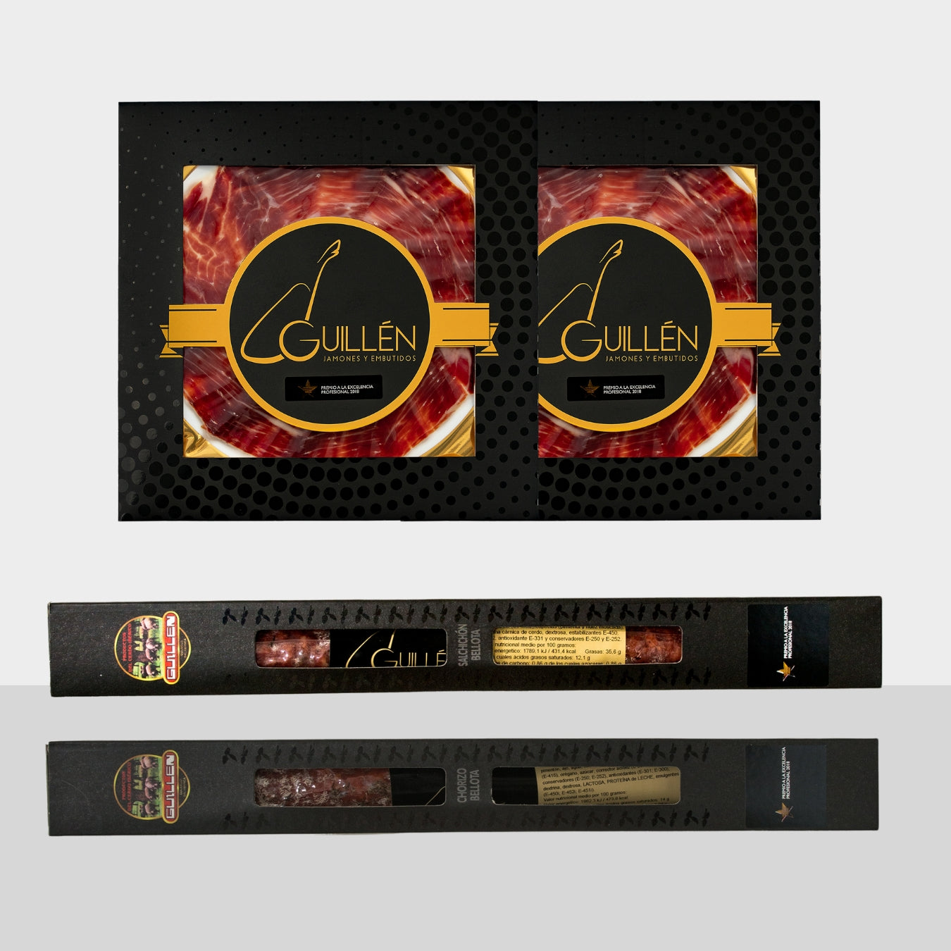 Iberico Bellota combo - Jamón Pata Negra, Chorizo & Salchichon Bellota