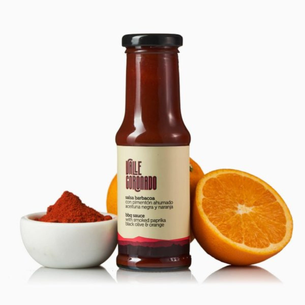 Salsa Barbacoa (BBQ) met Gerookte Paprika, Olijf & Sinaasappel