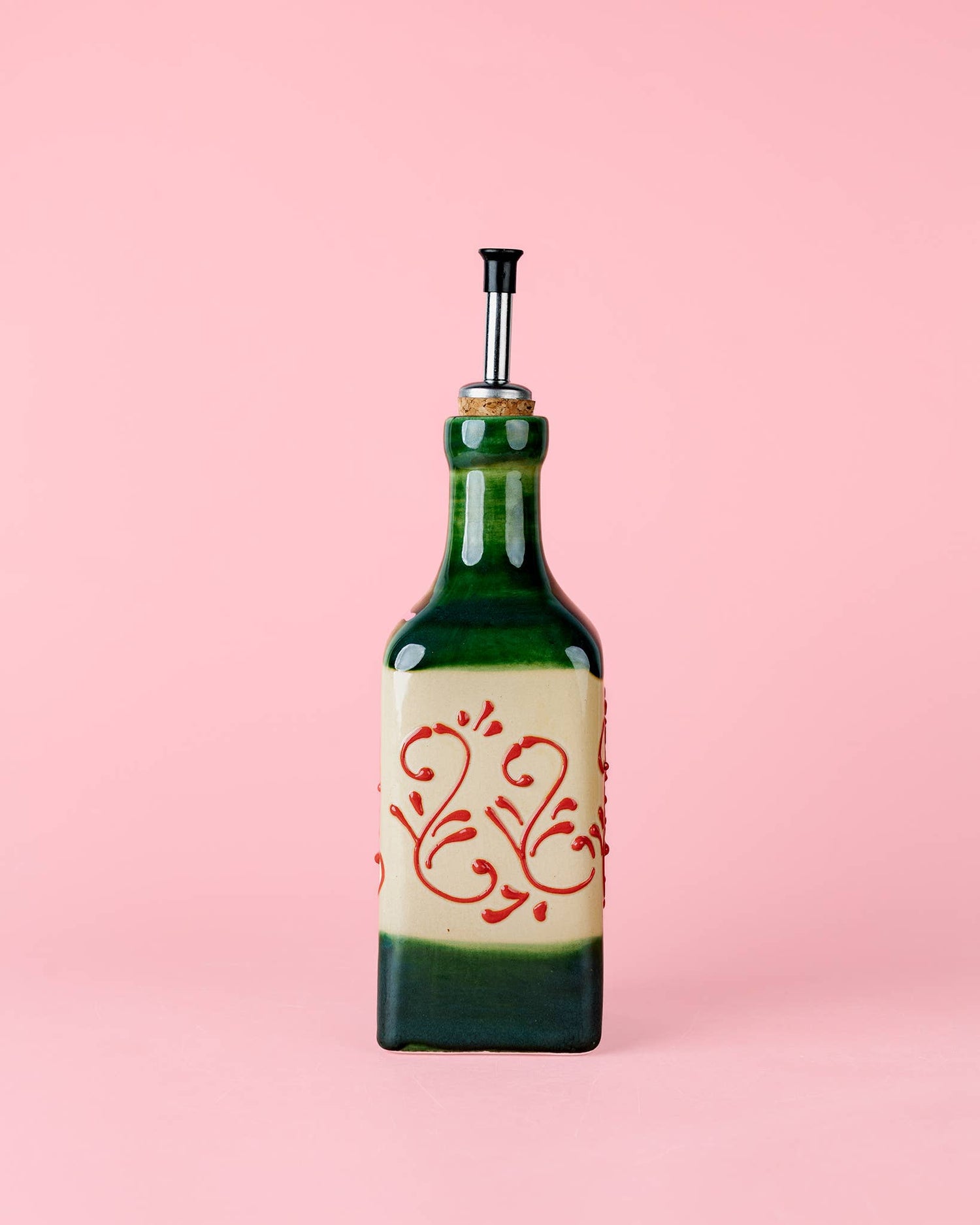 Spaanse keramische oliedispenser 475 ml - Alhambra groen