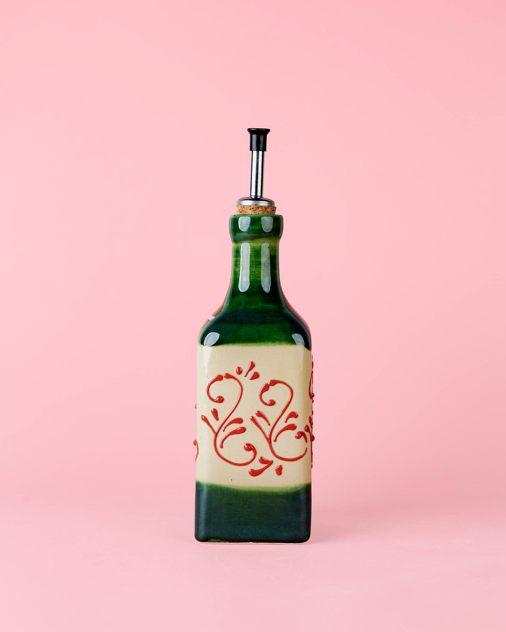 Spaanse keramische oliedispenser 475 ml - Alhambra groen