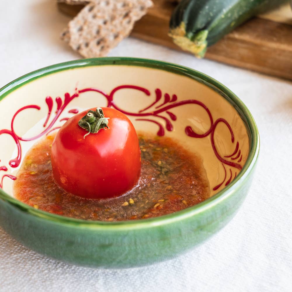 Spaanse keramische raspkom middelgroot - 15 cm - Alhambra (met doosje)