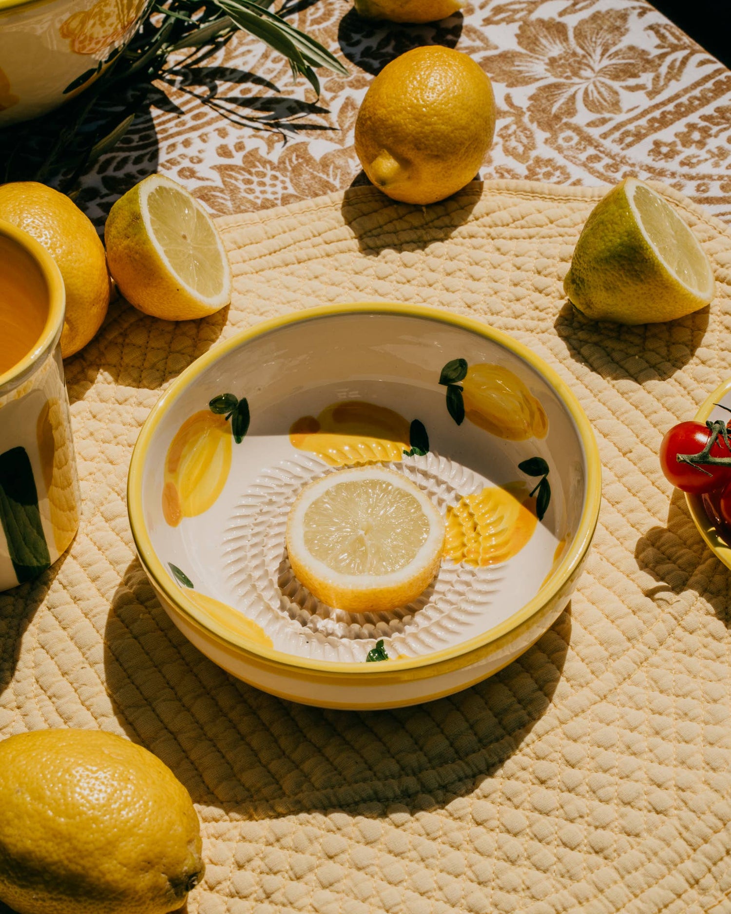 Spaans keramisch raspkom middelgroot - Limone (met verpakking)