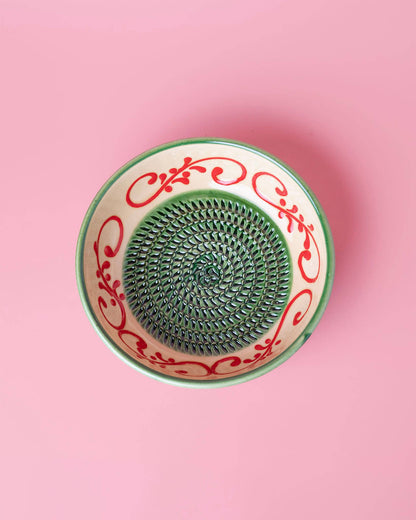 Spaanse keramische raspkom middelgroot - 15 cm - Alhambra (met doosje)