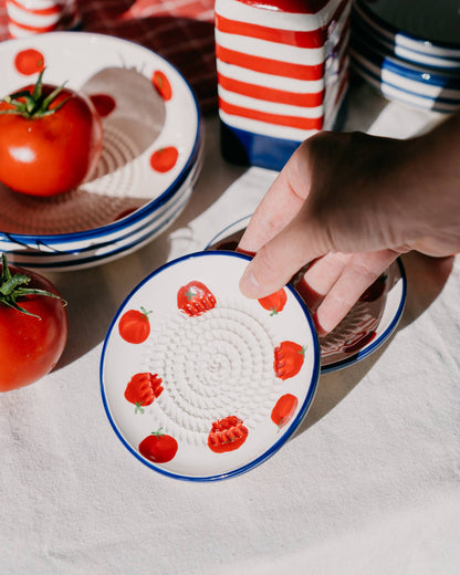 Spaans keramisch raspbord klein - Pomodoro (Met doosje)