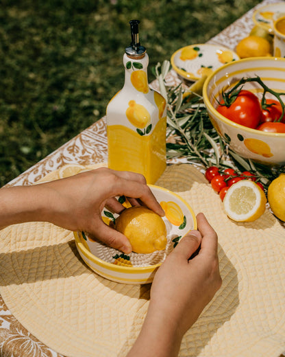Spaanse keramische oliedispenser 475 ml - Limone