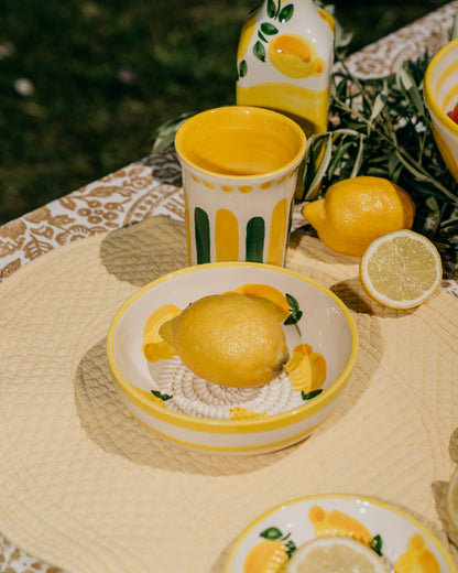 Spaans keramisch raspkom middelgroot - Limone (met verpakking)