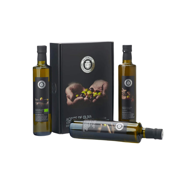 Cadeaupakket Spaanse olijfolie 3 flessen - La Chinata Extra Vergie Olijfolie