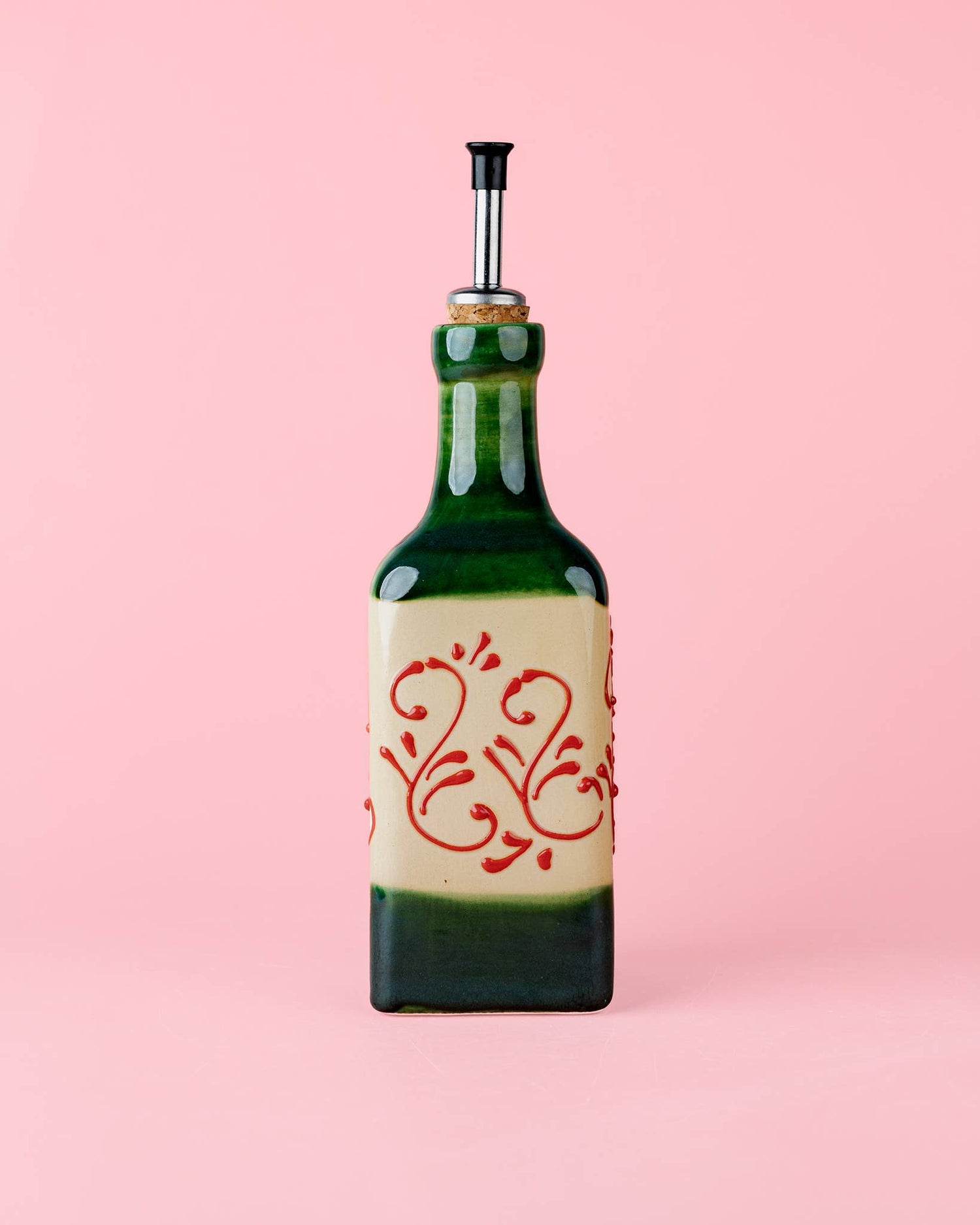Spaanse keramische oliedispenser 475 ml - Alhambra groen