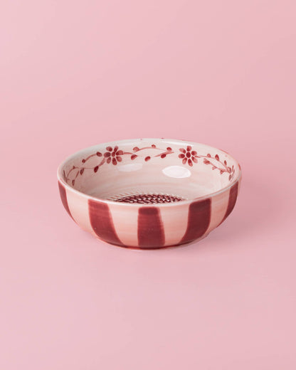 Spaanse keramische raspkom middelgroot 15 cm - Sakura (met doosje)