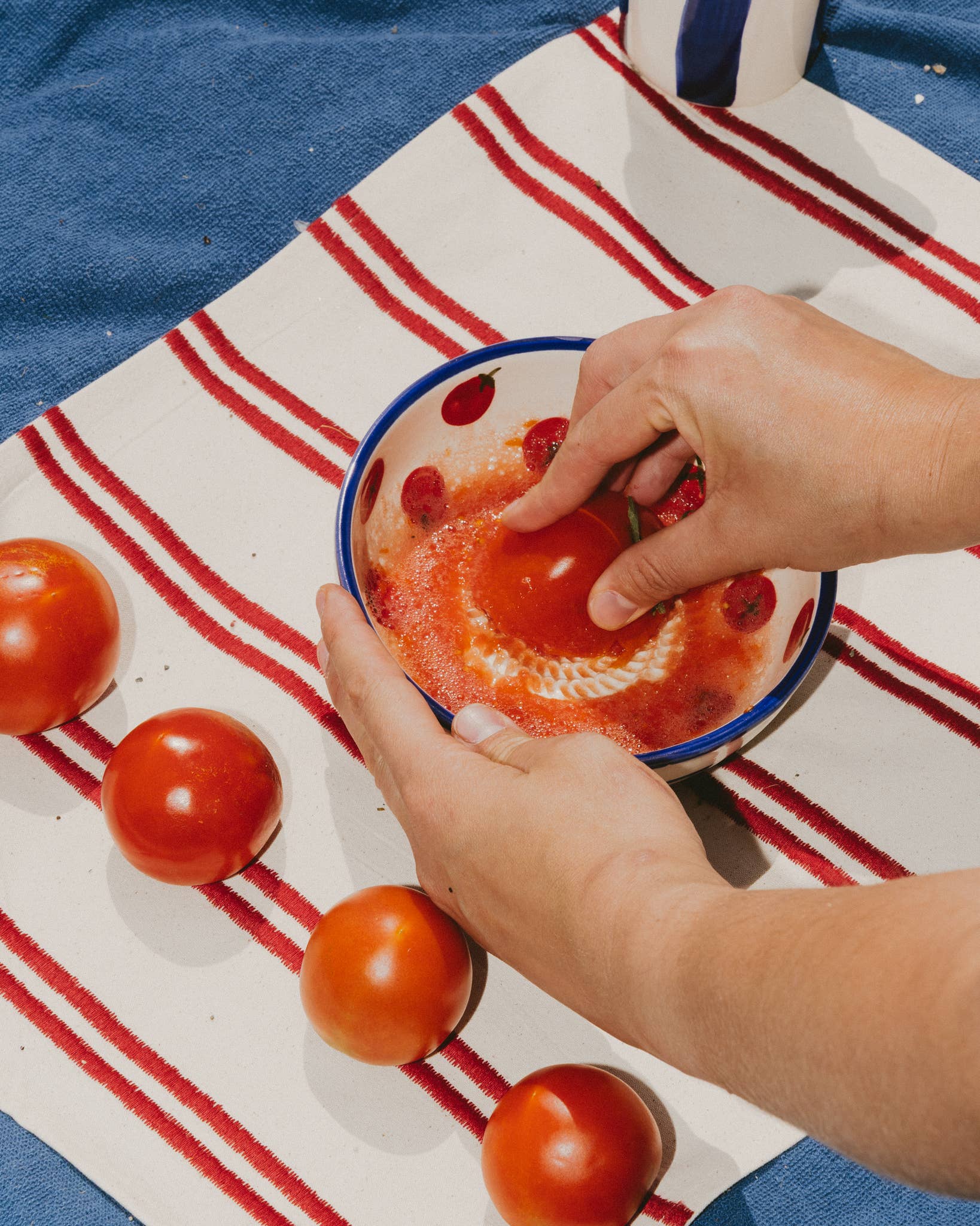 Spaans keramische raspkom middelgroot - Pomodoro (met doosje)