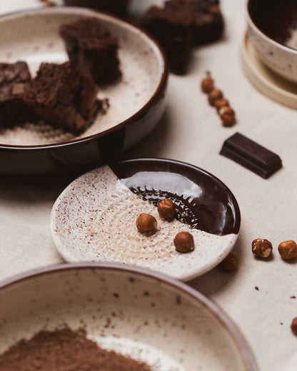 Spaans keramisch raspbord klein - Brownie (met verpakking)