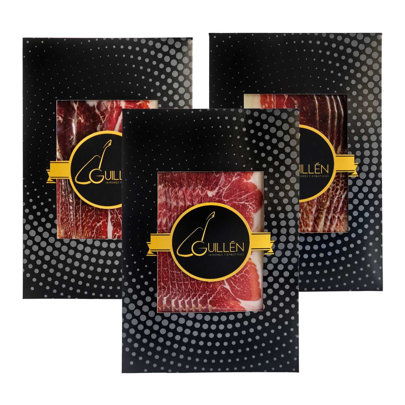 Iberico Ham Proeverij – 3 Soorten Gesneden (3 x 100g) | Bellota &amp; Cebo