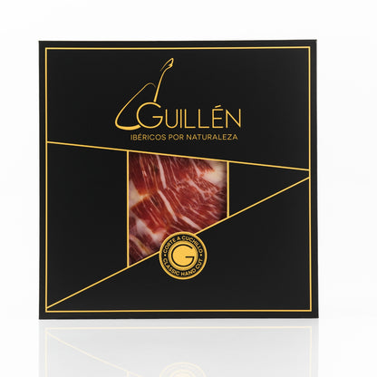 Pata Negra ham Jamon Bellota 100% Iberico 70gr handgesneden