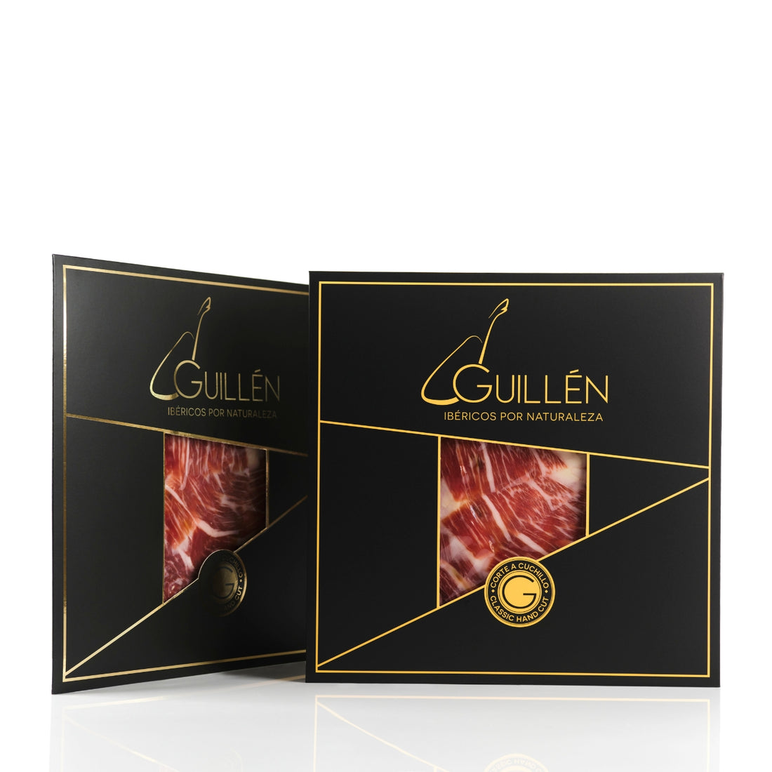 Pata Negra ham Jamon Bellota 100% Iberico 70gr handgesneden