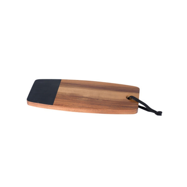 Acacia serving board with chalk surface Cosy &amp; Trendy 30x13x1.5cm