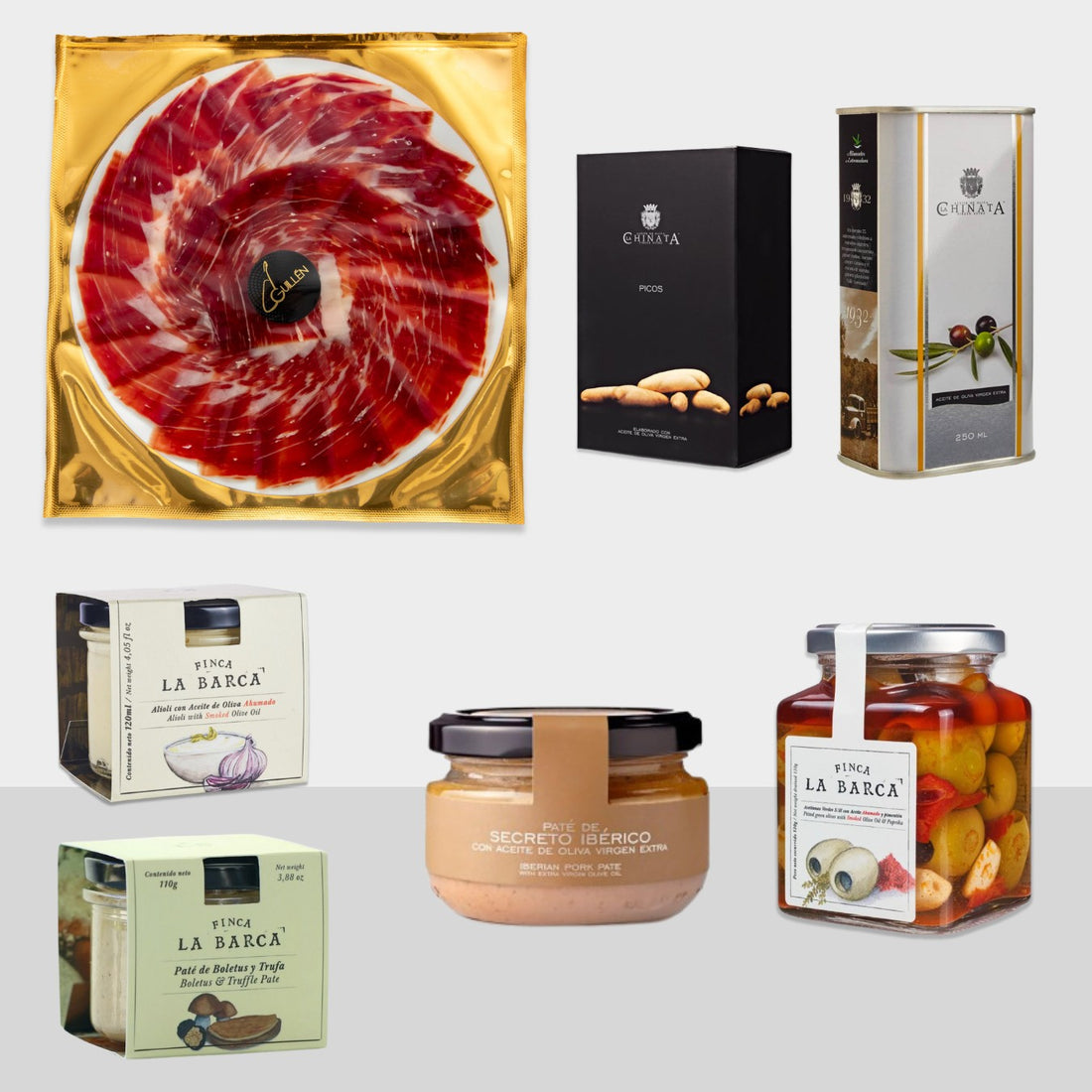 Ibérico Borrelpakket – Spaanse Tapas met Handgesneden Ham